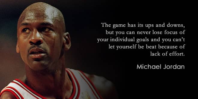 Michael Jordan szerint, történjék bármi, a fókuszt soha ne veszítsd el