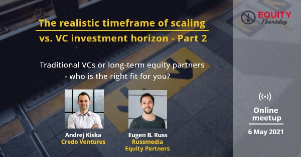 Traditional VCs or long-term equity partners might be the right fit for you?